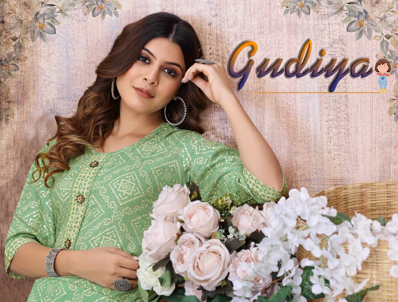 Ft Gudiya Casual Wear Wholesale Kurti With Bottom Catalog